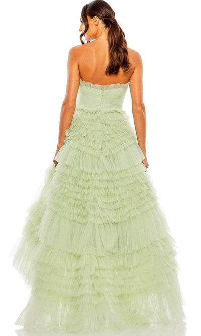 Mac Duggal 20573 - Ruffled High Low Prom Gown Special Occasion Dress