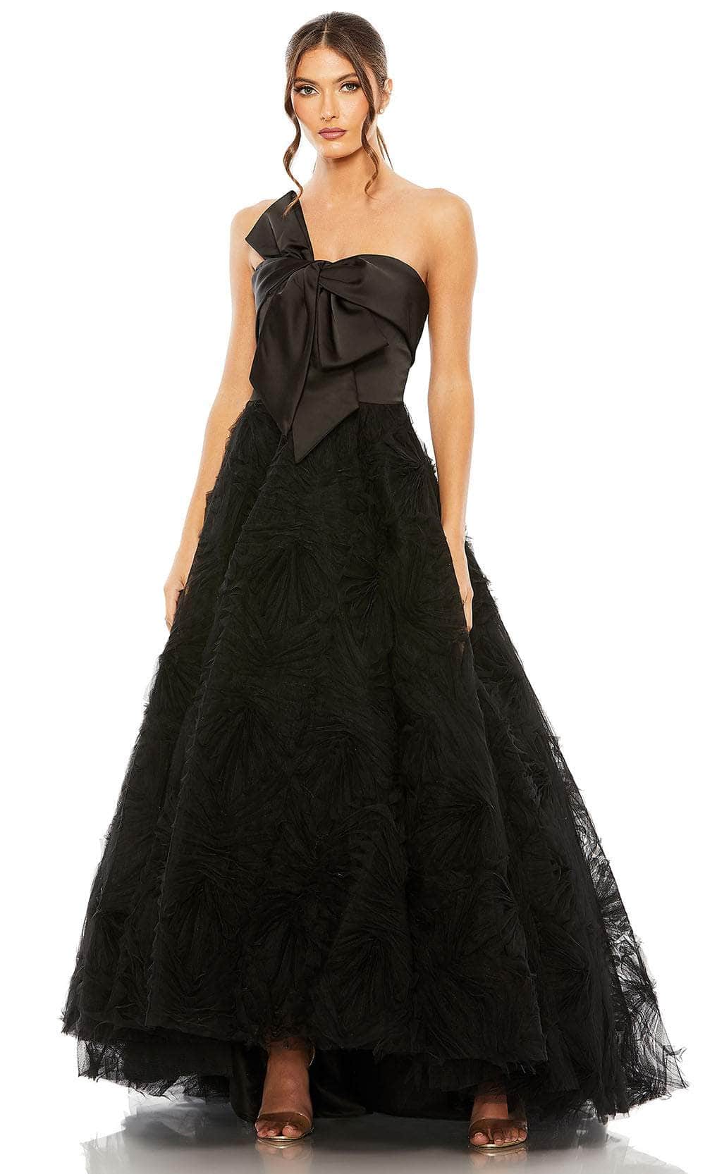Mac Duggal 20584 - Ruffled Evening Gown 2 /  Black