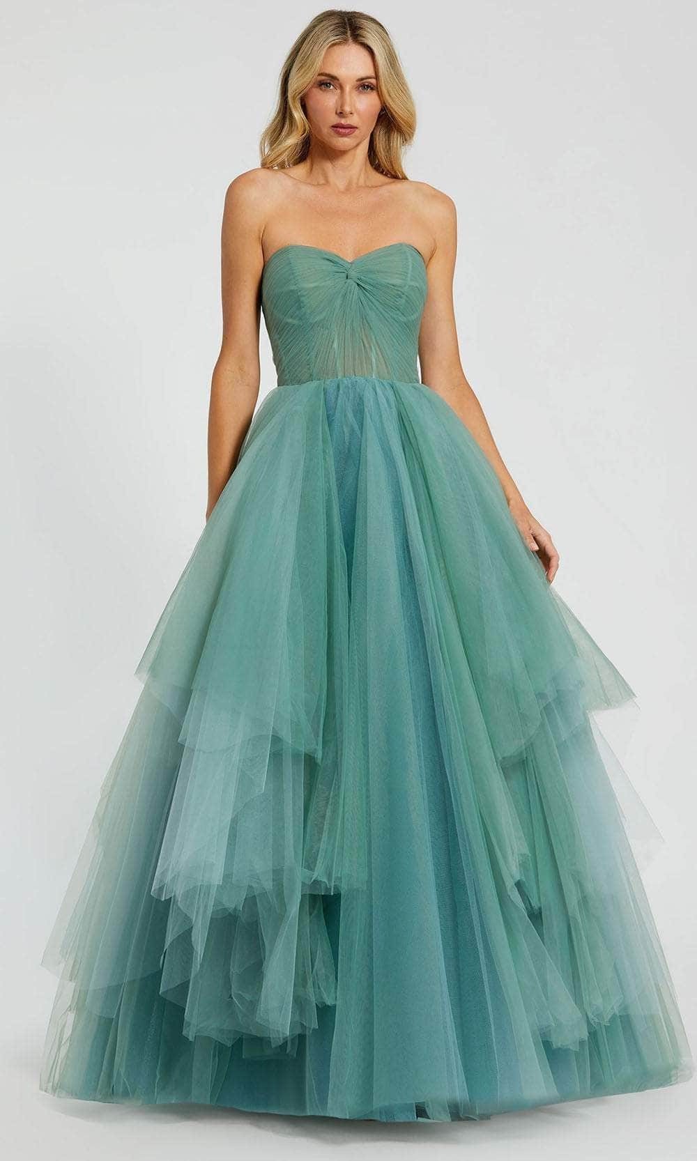 Mac Duggal 20772 - Sweetheart Corset Ballgown Ball Gownsa 2 / Jade