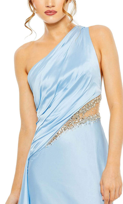 Mac Duggal 2210 - One Shoulder Satin Prom Dress Special Occasion Dress