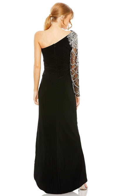 Mac Duggal 2215 - Rhinestone Sheer Sleeve Evening Gown Special Occasion Dress