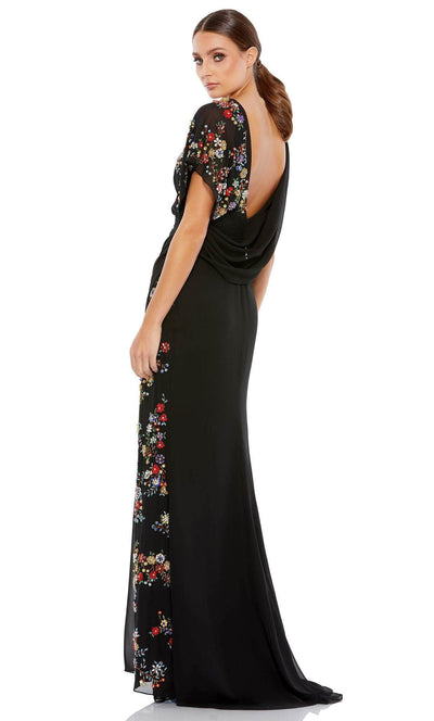 Mac Duggal 26530 - Faux Wrap Floral Beaded Floral Gown Special Occasion Dress