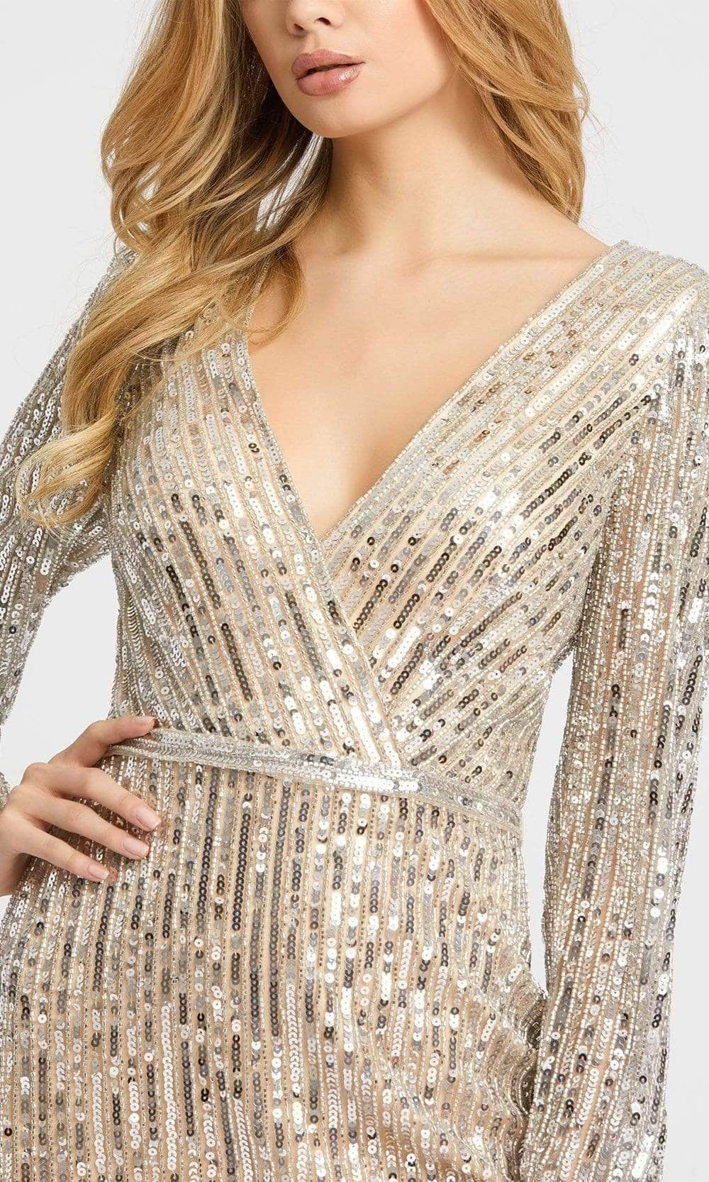 Mac Duggal - 41029 Sequined Sheath Dress Cocktail Dresses