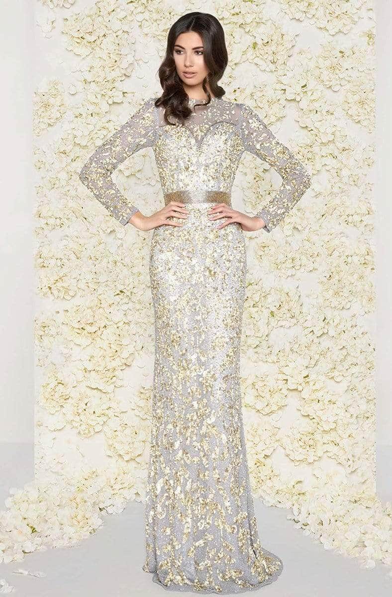 Mac Duggal - 4316D Sequined Lace Gown Evening Dresses
