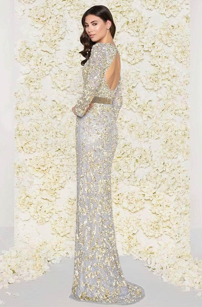 Mac Duggal - 4316D Sequined Lace Gown Evening Dresses