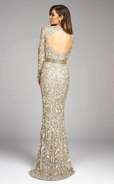 Mac Duggal - 4316D Sequined Lace Gown Evening Dresses