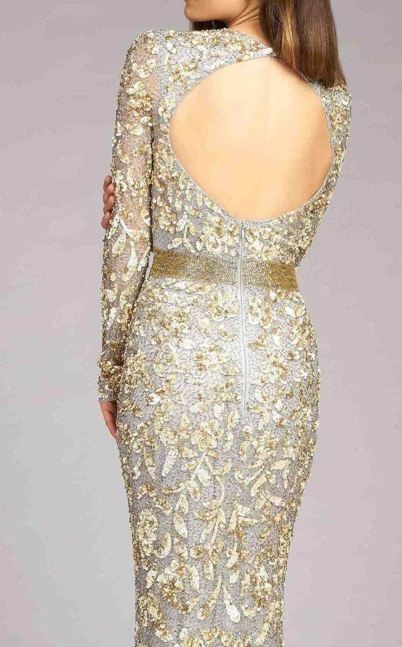 Mac Duggal - 4316D Sequined Lace Gown Evening Dresses