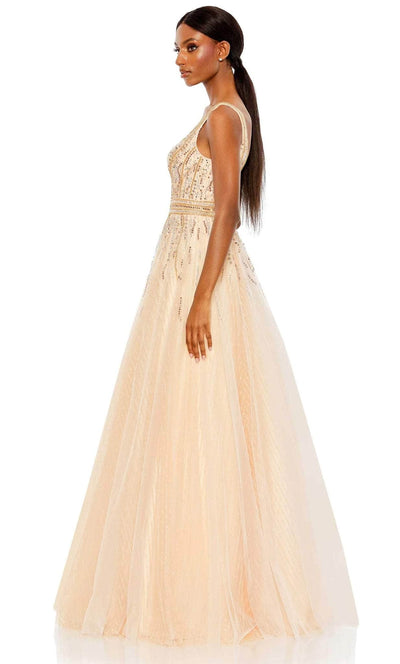 Mac Duggal 48858 - Sleeveless Embellished Evening Gown Evening Dresses