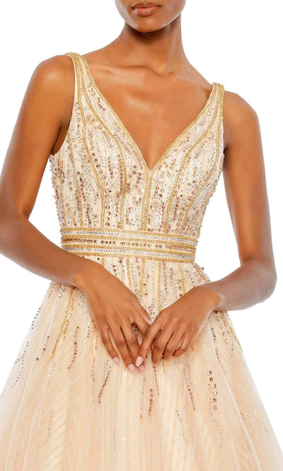 Mac Duggal 48858 - Sleeveless Embellished Evening Gown Evening Dresses