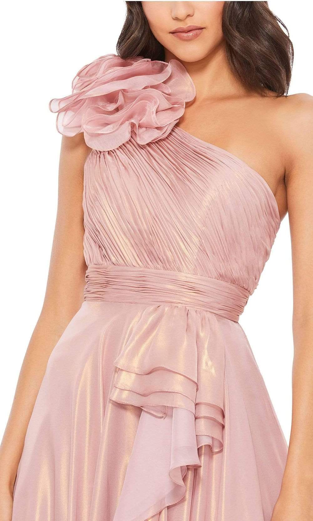 Mac Duggal - 49252 Floral Ornate One Shoulder Gown Prom Dresses