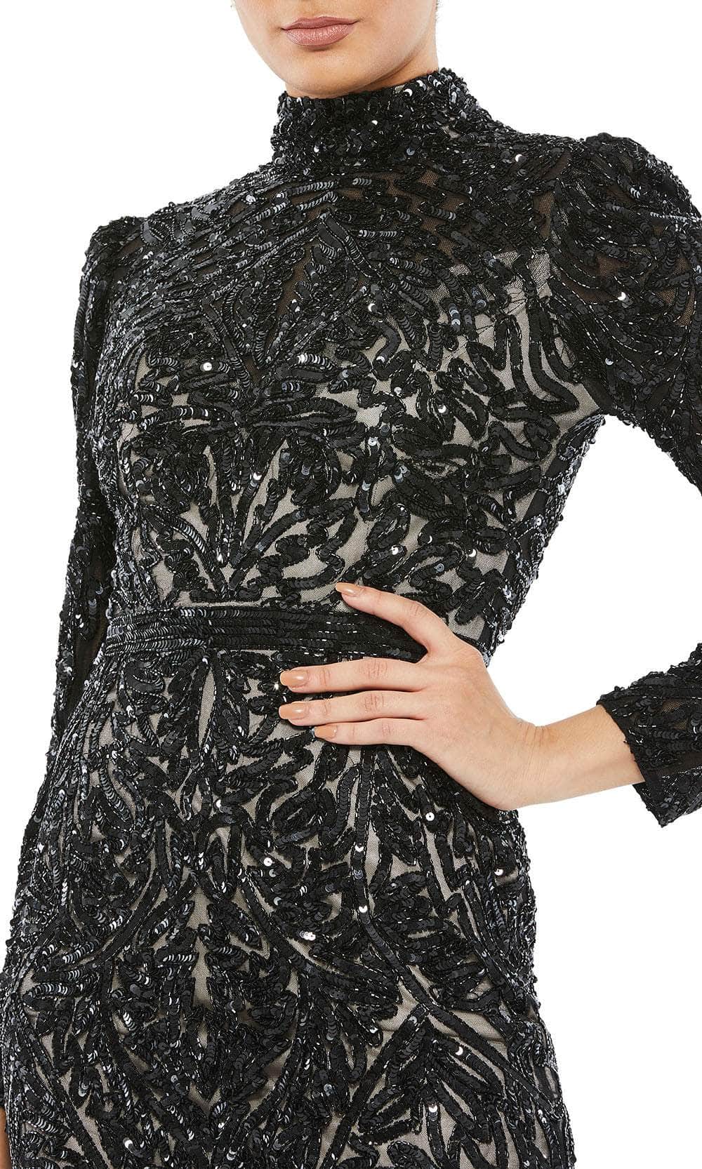 Mac Duggal 5525 - Sequin Embellished Full Back Dress Prom Dresses