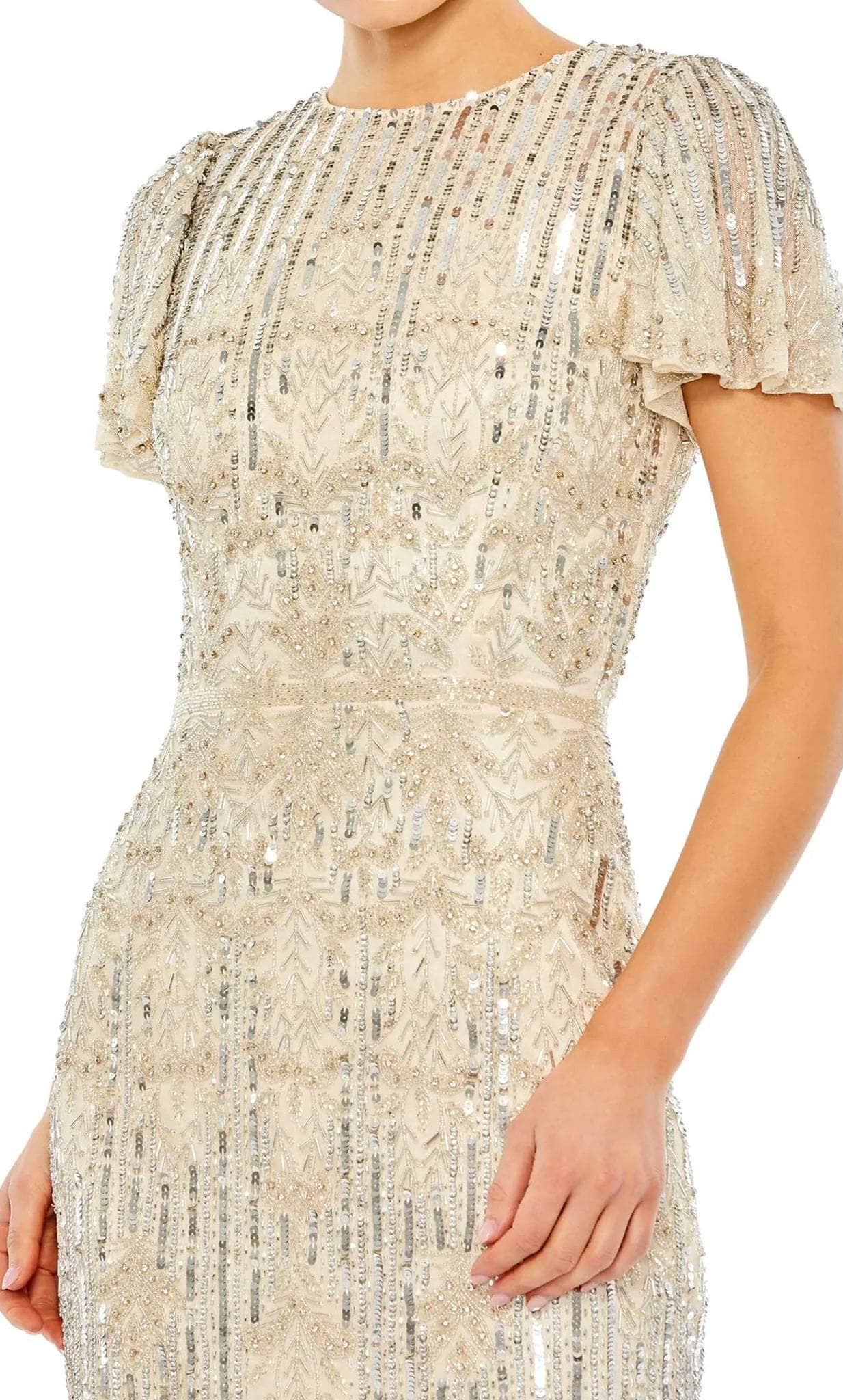 Mac Duggal 5575 - Modest Sequined Dress