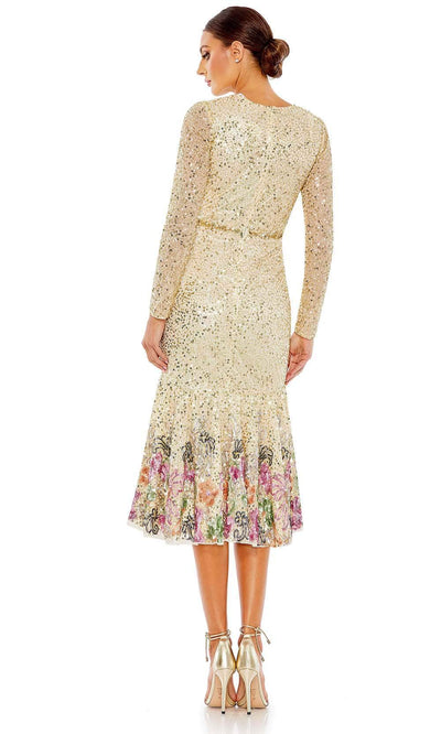 Mac Duggal 5589 - Embellished Tea Length Dress Special Occasion Dress