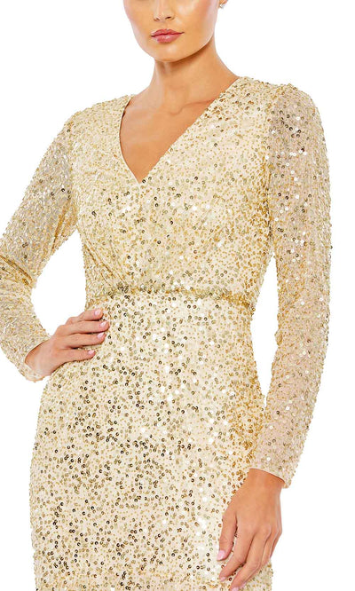 Mac Duggal 5589 - Embellished Tea Length Dress Special Occasion Dress