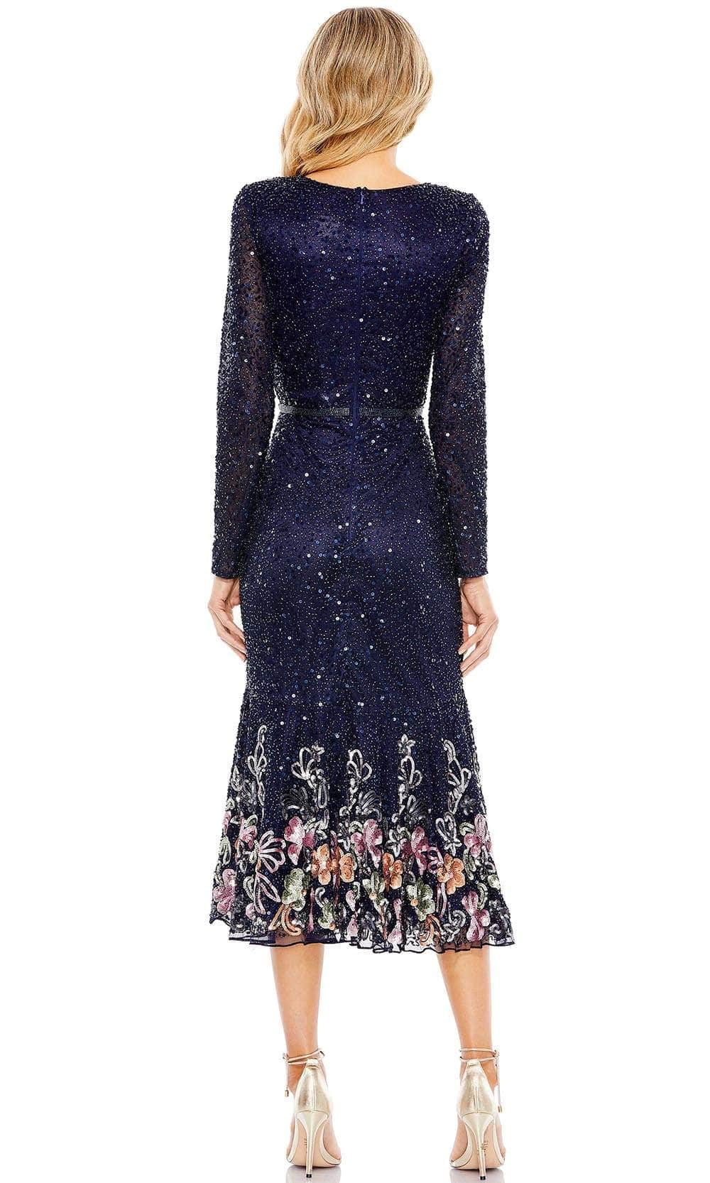 Mac Duggal 5589 - Embellished Tea Length Dress Special Occasion Dress