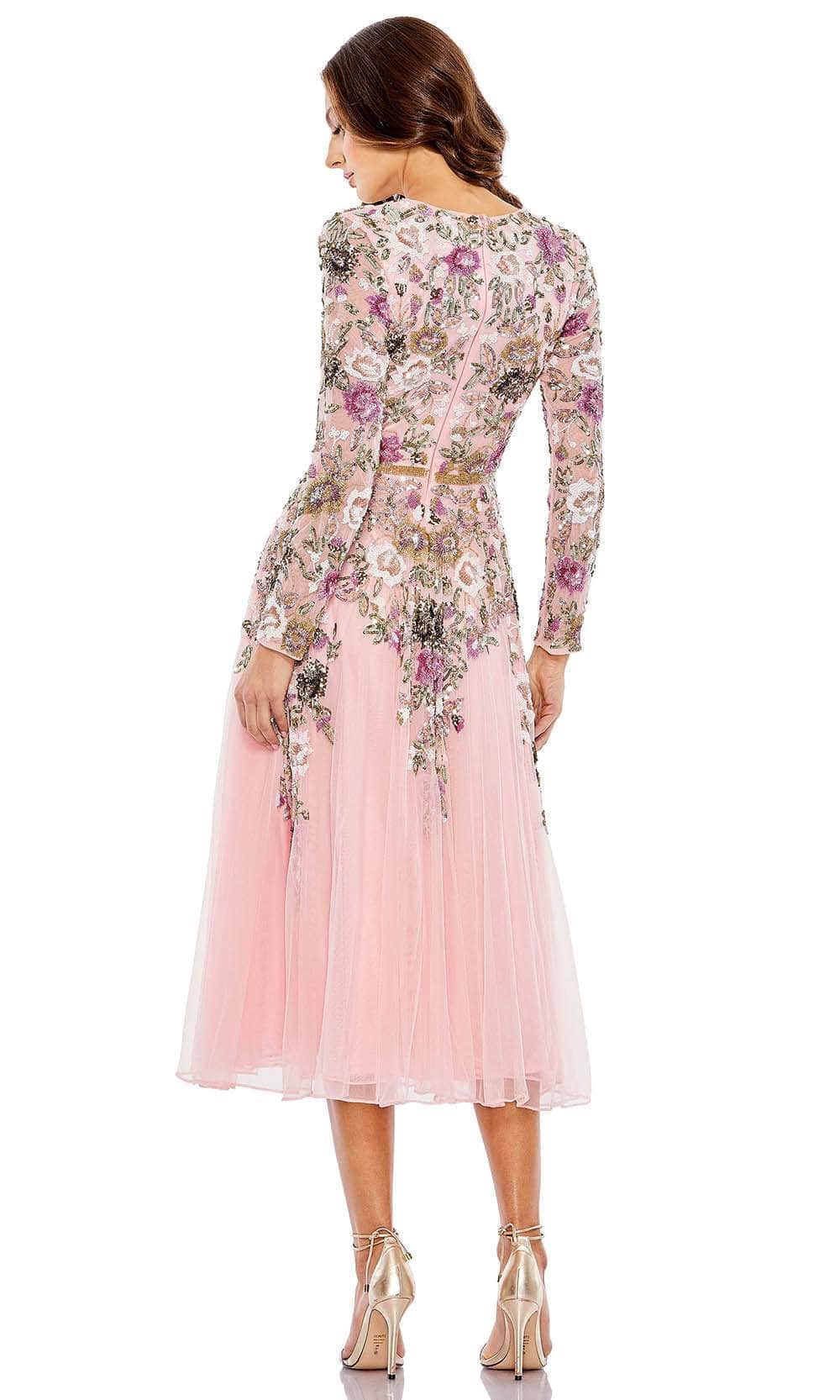 Mac Duggal 5594 - Long Sleeve Embellished Prom Dress Prom Dresses