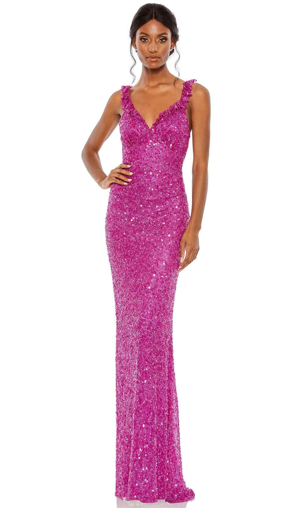 Mac Duggal 5674 - V-Neck Prom Dress Prom Dresses