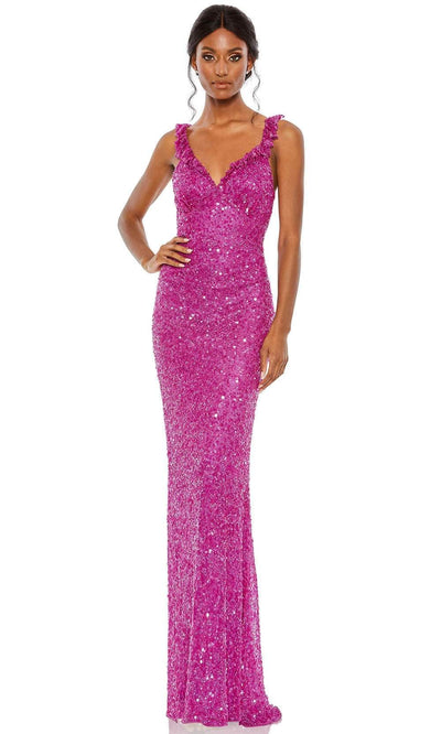 Mac Duggal 5674 - V-Neck Prom Dress Prom Dresses