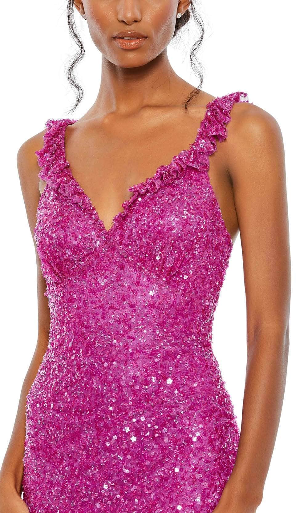Mac Duggal 5674 - V-Neck Prom Dress Prom Dresses