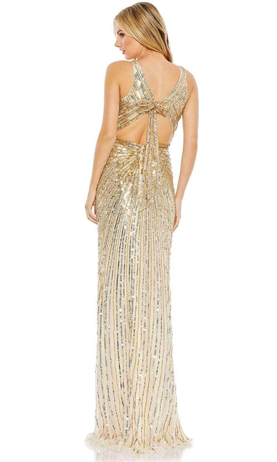 Mac Duggal 5685 - Sequin Cutout Back Evening Gown Special Occasion Dress