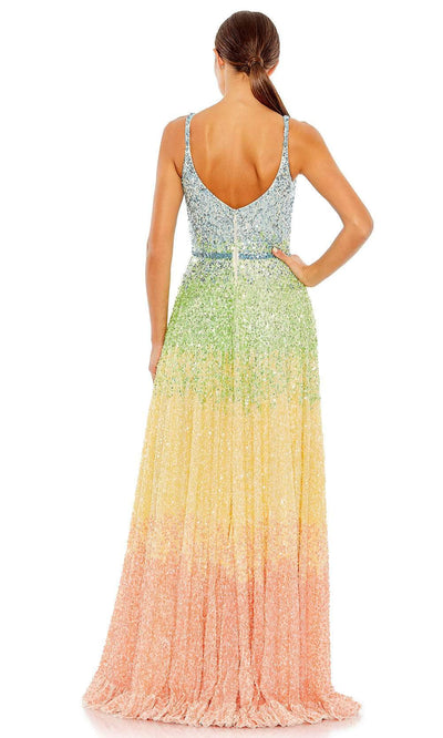 Mac Duggal 5691 - Sleeveless Sequin Prom Gown Prom Dresses