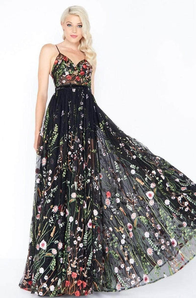 Mac Duggal - 62989M Sweetheart Floral Embroidered A-Line Gown Evening Dresses