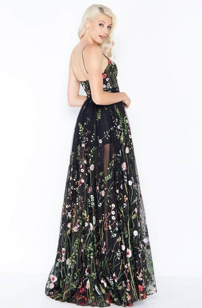 Mac Duggal - 62989M Sweetheart Floral Embroidered A-Line Gown Evening Dresses