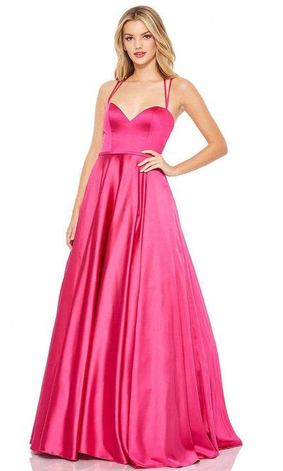 Mac Duggal - 67559 Strappy Back Sweetheart A-Line Dress Prom Dresses 0 / Lipstick