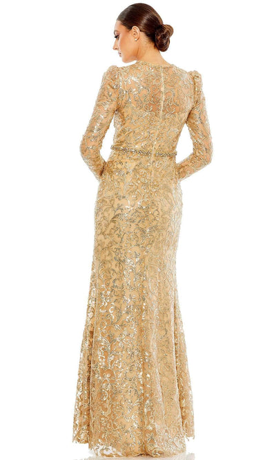Mac Duggal 68011 - Embellished Long Sleeve Prom Dress Prom Dresses