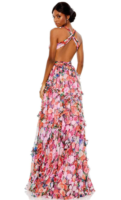 Mac Duggal 68076 - Floral A-line Gown