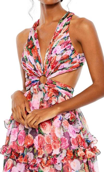 Mac Duggal 68076 - Floral A-line Gown