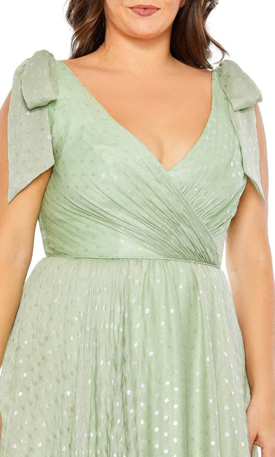 Mac Duggal 68120 - Bow Sleeveless Dress