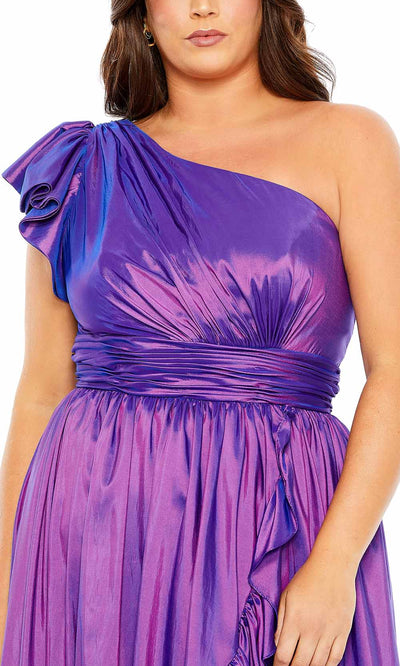 Mac Duggal 68149 - Drape Ruffle Gown Evening Dresses