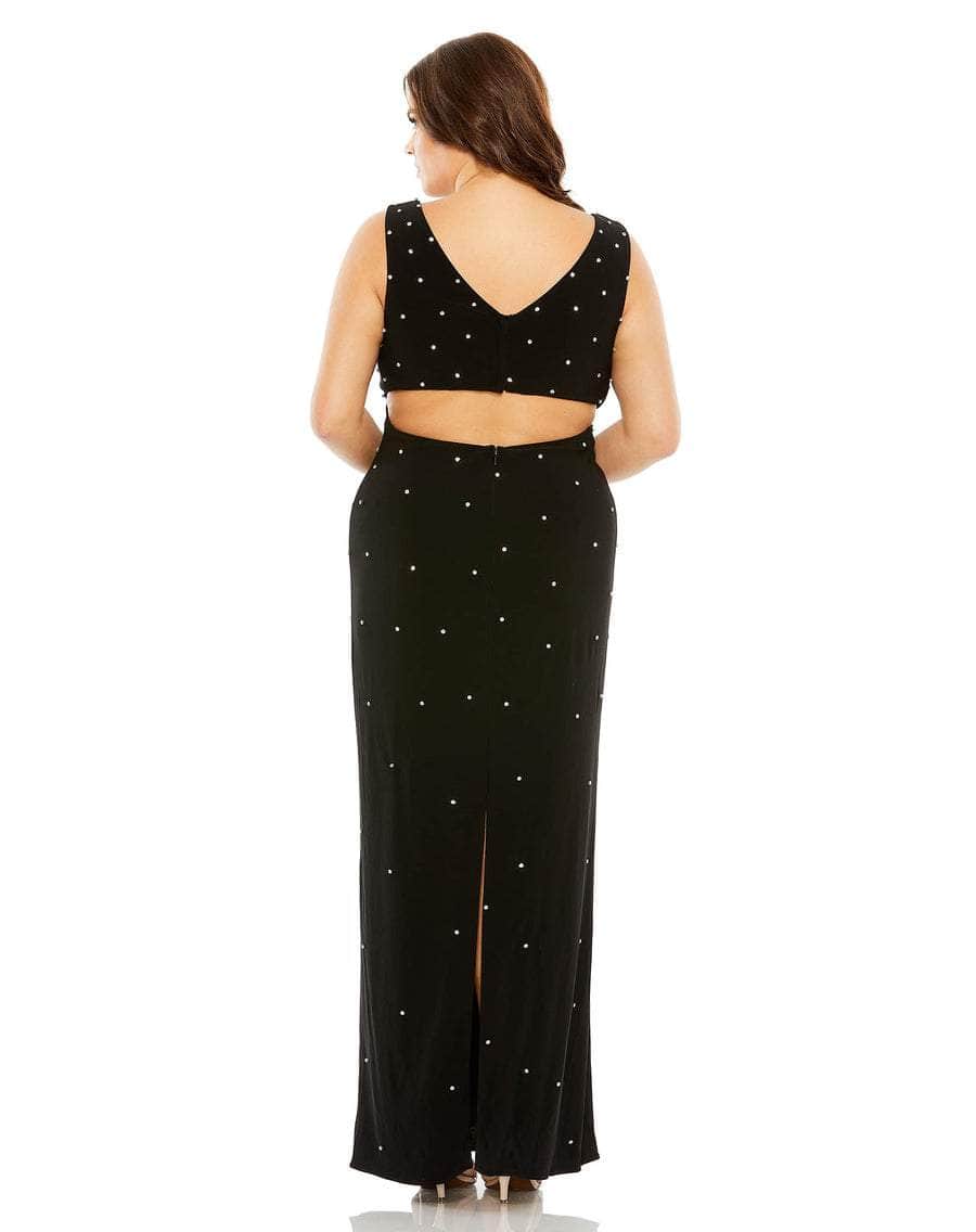 Mac Duggal 68353 - Stone-Beaded Evening Column Gown Special Occasion Dress