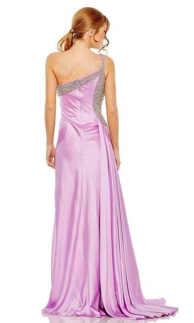 Mac Duggal 68447 - Satin Long Greek Goddess Gown Special Occasion Dress