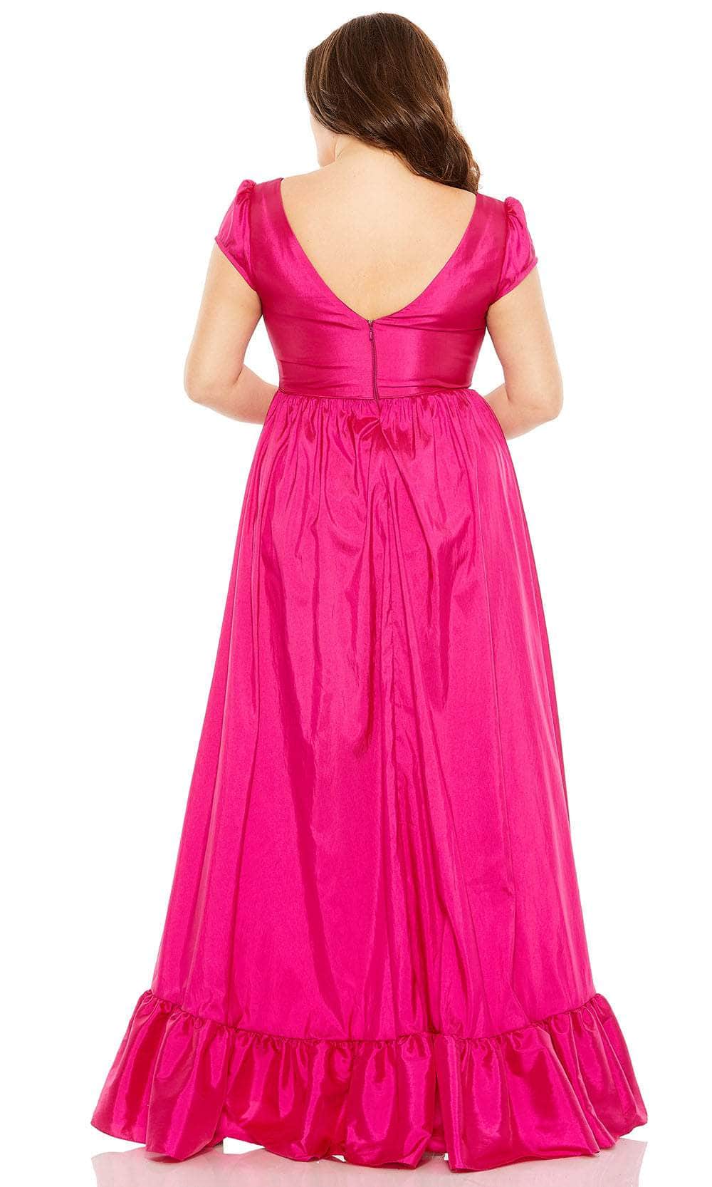 Mac Duggal 68525 - V Neck Ruffle Dress Evening Dresses