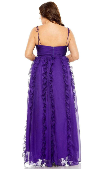 Mac Duggal 68543 - Ruffled Skirt A line Dress Prom Dresses