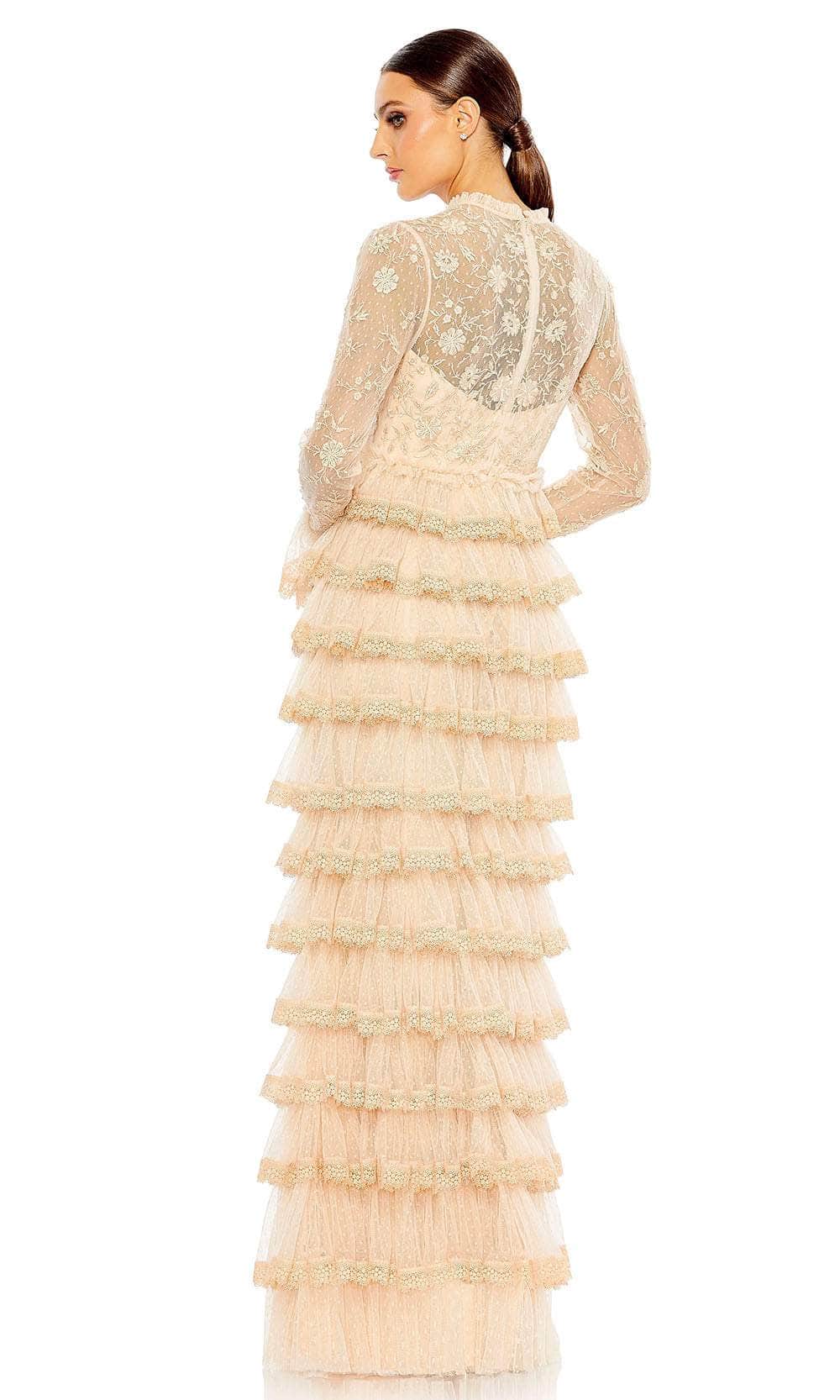 Mac Duggal 8004 - Long Sleeve High Neck Dress Prom Dresses