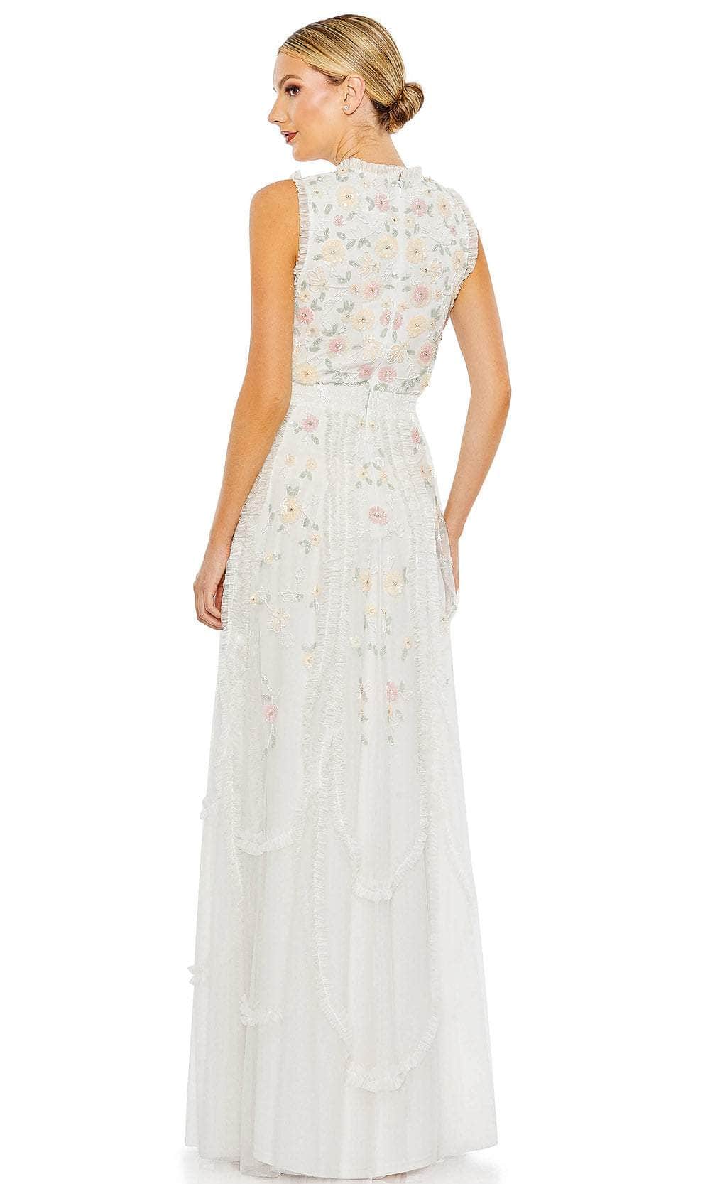 Mac Duggal 9137 - Floral High Neck Evening Dress Special Occasion Dress