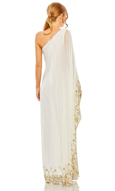 Mac Duggal 9251 - Asymmetric Chiffon Sheath Dress Prom Dresses