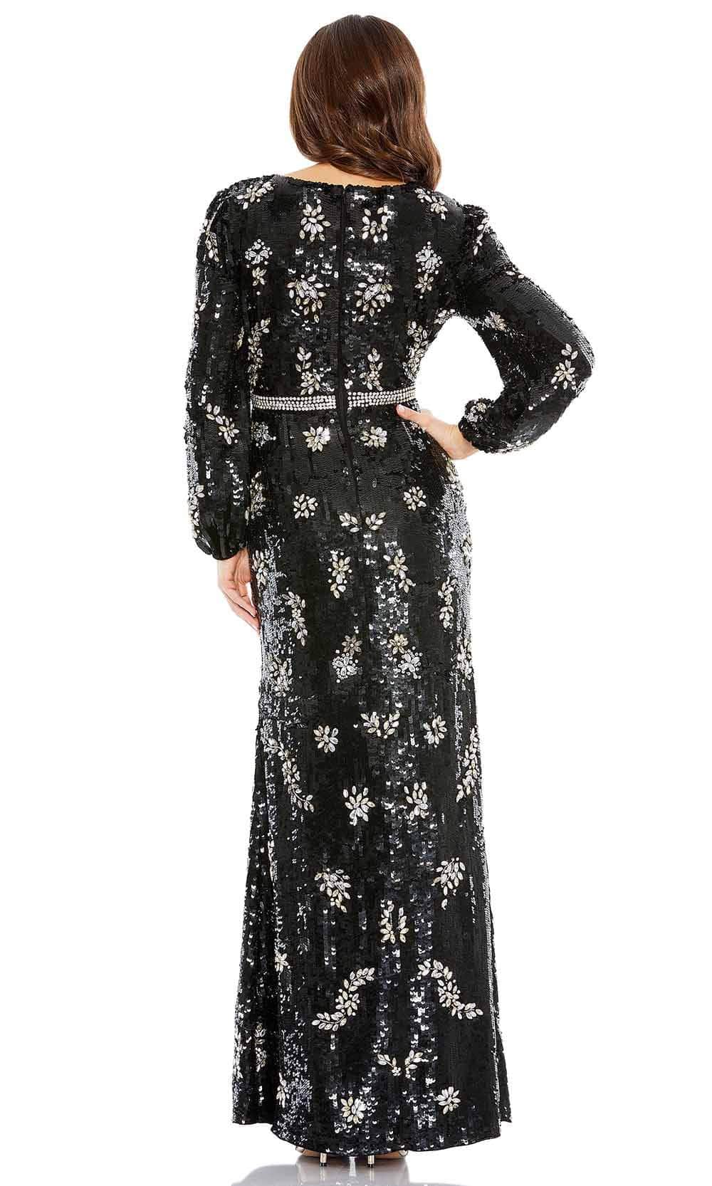 Mac Duggal 93616 - Rhinestone Embellished Floral Evening Dress Evening Dresses