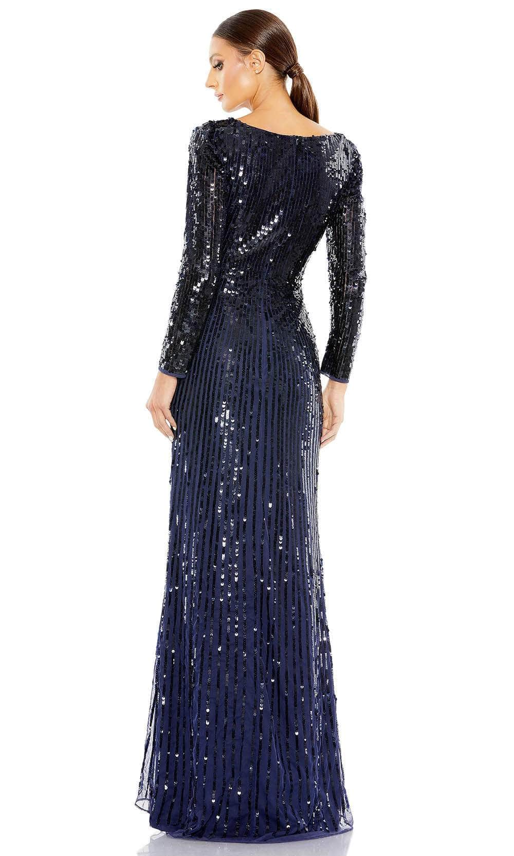 Mac Duggal 93660 - Faux Wrap Sequined Evening Dress Evening Dresses