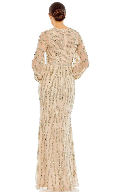 Mac Duggal 93789 - Modest Bedazzled Long Evening Dress Mother of the Bride Dresses