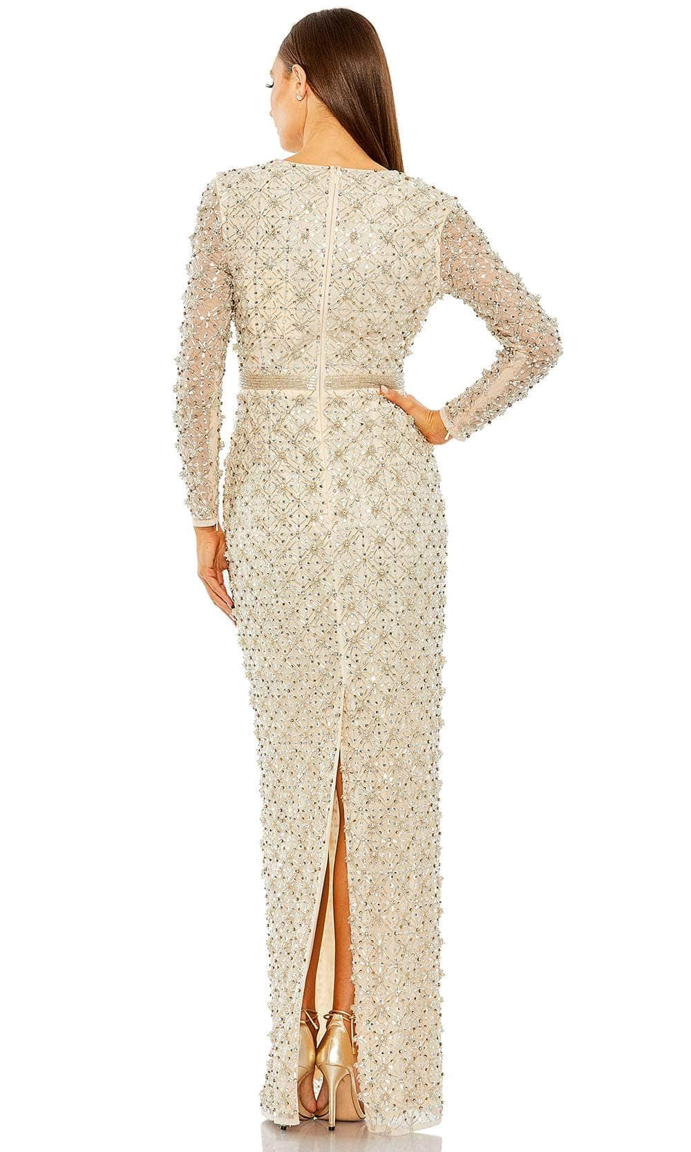 Mac Duggal 93827 - Jeweled Long Sleeve Evening Dress Evening Dresses