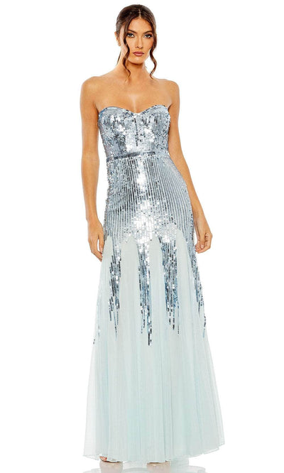 Mac Duggal 93959 - Sweetheart Shimmer Evening Dress Evening Dresses 0 / Ice Blue