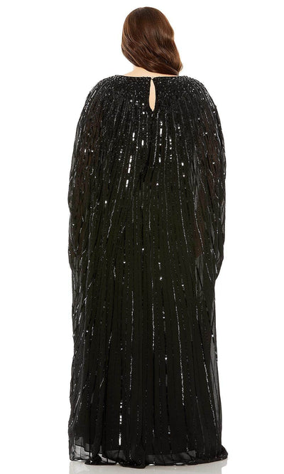 Mac Duggal 93993 - Embellished Cape Sleeve Column Gown Mother of the Bride Dresses