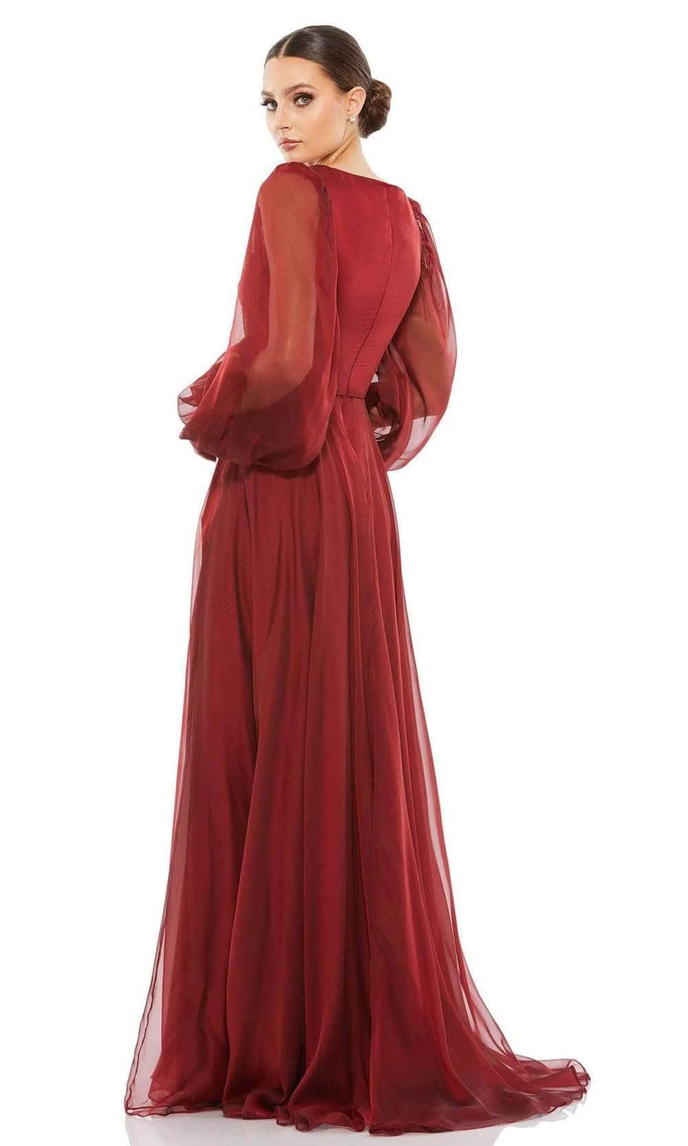 Mac Duggal Evening - 67873D Modest A-Line Dress Evening Dresses
