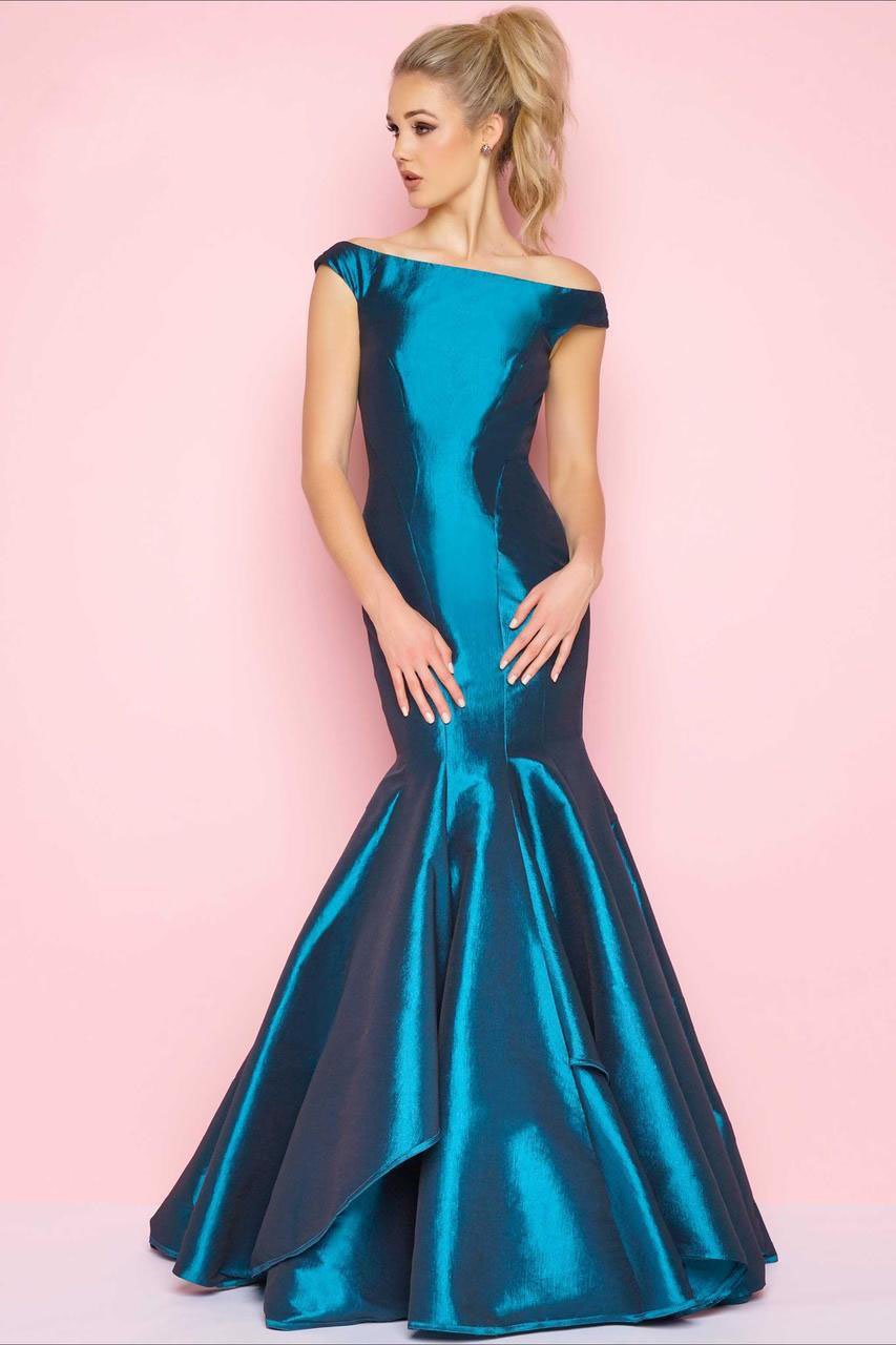 Mac Duggal - Flash Style 62398L in Blue