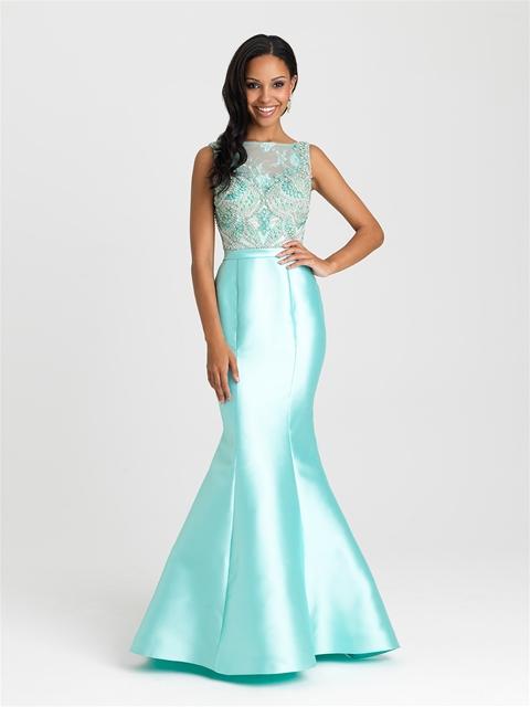 Madison James - 16-410 Dress in Aqua Special Occasion Dress