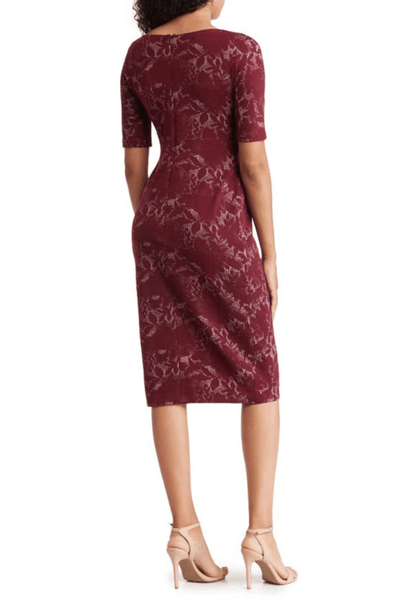 Maggy London G3202M - Bateau Texture Printed Formal Dress Special Occasion Dresses